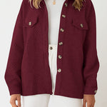 LUGOGNE RELAXED LAPEL OVERSIZED LONG SLEEVE SHIRT