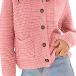 Retro long-sleeved round neck knitted new cardigan