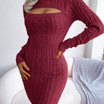 Sexy Hollow Sweater Dress