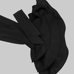Flared Sleeves Pleated Solid Color Split-Joint Lapel Maxi Dresses Shirt Dress