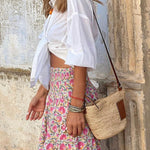 Plan for Paradise Floral Smocked Waist Maxi Dress