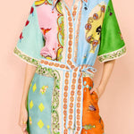 Panflay Rummy Mini Dress In Multi