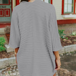 Open Front Oversized Long Sleeve Cardigans Outwear Solid Chunky Knit Sweaters Jackets