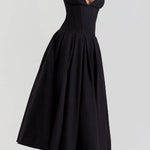 Milady strapless Midi Dress