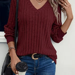Ariana | Cozy V-Neck Sweater