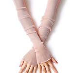 Sun Protection Mesh Solid Color Sleevelet