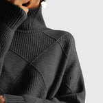 Angela��� Turtleneck Knit Sweater