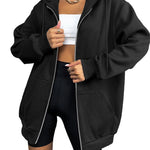 Nadorine Women's Oversized Zip Up Hoodies