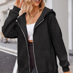 Nadorine Women's Oversized Zip Up Hoodies