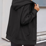 Nadorine Women's Oversized Zip Up Hoodies