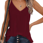 V Neck Camisole Tank Top- S-XXL - Nadorine (Us Only)