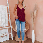V Neck Camisole Tank Top- S-XXL - Nadorine (Us Only)