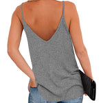 V Neck Camisole Tank Top- S-XXL - Nadorine (Us Only)