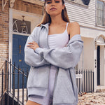 Nadorine Women's Oversized Zip Up Hoodies