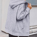 Nadorine Women's Oversized Zip Up Hoodies