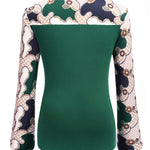 Nadorine Bow Tie Neck Long Sleeve Shirts Work Tops