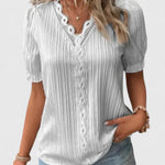 Sarah | Chic V-Neck Blouse