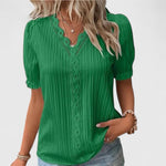 Sarah | Chic V-Neck Blouse