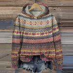 Sharon | Vintage-Inspired Ethnic Hoodie