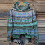 Sharon | Vintage-Inspired Ethnic Hoodie