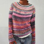 HARPER��� - Vibrant Fair isle Sweater