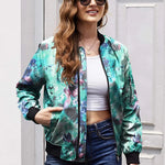 Nadorine Bomber Zip Up Lightweight Jacket Coat