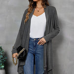 Open Front Cardigan Soft Outerwear - Nadorine (Us Only)