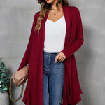 Open Front Cardigan Soft Outerwear - Nadorine (Us Only)