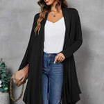 Open Front Cardigan Soft Outerwear - Nadorine (Us Only)