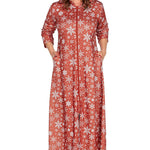 Women's Long Sweatshirt Hooded Robe with Pockets M-3XL - Nadorine (Us Only)