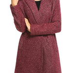 Lapel Single Breasted Wool Blend Trench Coat - Nadorine (Us Only)