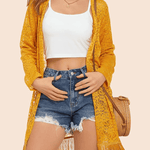 Lace Cover Up Tassel Sheer Cardigan - Nadorine (Us Only)