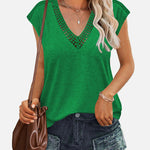 Nadorine Women's Sleeveless Elegant Summer Tee Shirts (DE Only)