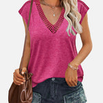 Nadorine Women's Sleeveless Elegant Summer Tee Shirts (DE Only)