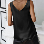 Nadorine Women 2023 Silk Satin Tank Top
