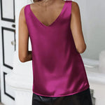 Nadorine Women 2023 Silk Satin Tank Top