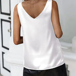 Nadorine Women 2023 Silk Satin Tank Top