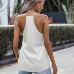 Zeagoo Womens Silk Satin Tank Tops