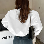 Nadorine Women Bomber Jacket Casual Button Down Shackets