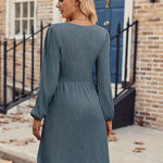 Nadorine Women's Casual Knit Sweater Dress with Pockets