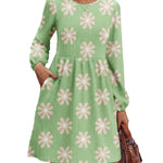 Nadorine Women's Casual Knit Sweater Dress with Pockets
