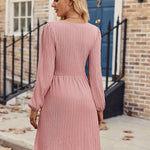 Nadorine Women's Casual Knit Sweater Dress with Pockets
