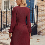 Nadorine Women's Casual Knit Sweater Dress with Pockets
