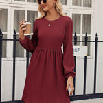 Nadorine Women's Casual Knit Sweater Dress with Pockets