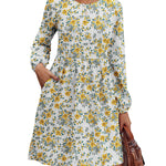 Nadorine Women's Casual Knit Sweater Dress with Pockets