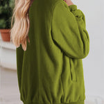 Nadorine Sherpa Fleece Jacket Faux Fuzzy Casual Zip Up Coat
