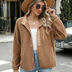 Nadorine Women's Cozy Fleece Jacket Western Aztec Print Coat
