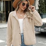 Nadorine Women's Cozy Fleece Jacket Western Aztec Print Coat