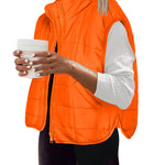 Zeagoo Womens Puffer Vest Ladies Sleeveless Zip Up Outerwear