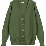 Nadorine Women's Open Front Oversized Soft Knit Sweater Cardigan